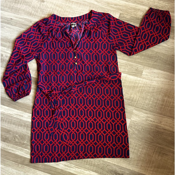 Fun Business Causal Dress with a Front Tie - Picture 1 of 5